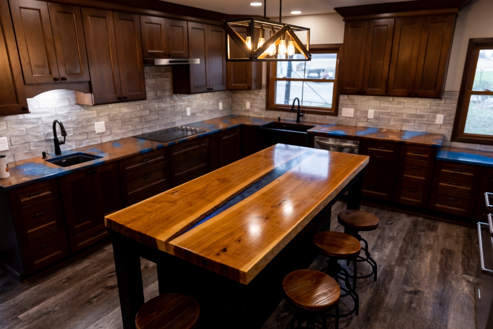 rustic kitchen renovation patterson construction and design